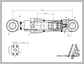 Hitachi ZX135-3 - Cylindre de stick Cylindre<br>Hydraulique<br>Aftermarket<br>