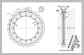 Caterpillar 330D - Sprocket Sprocket<br>Aftermarket<br>