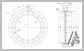 Hitachi ZX135 - Sprocket Sprocket<br>Aftermarket<br>