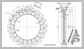 Hitachi ZX330LC - Sprocket Sprocket<br>Aftermarket<br>
